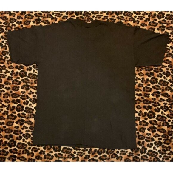 VINTAGE 1980s THE MISFITS EVILIVE CRIMSON GHOST BLACK TSHIRT Large SINGLE STITCH - Picture 5 of 8